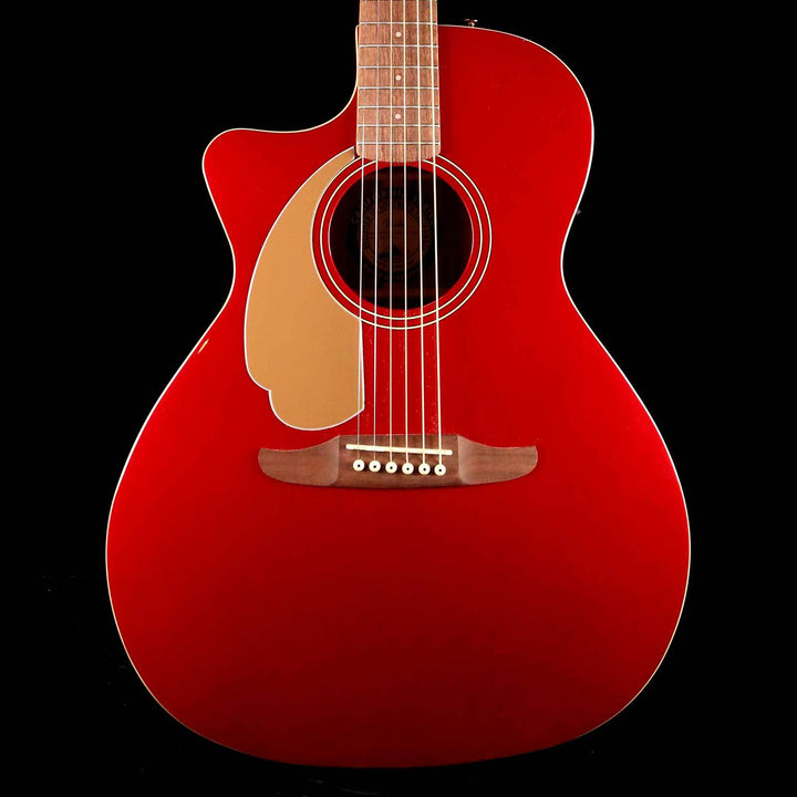 Fender California Series Newporter Player Left-Handed Acoustic-Electric Candy Apple Red
