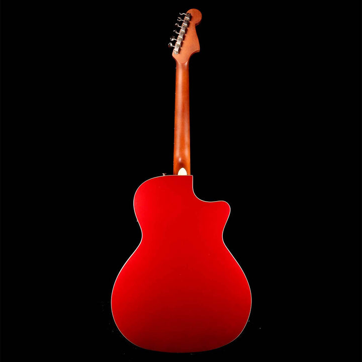 Fender California Series Newporter Player Left-Handed Acoustic-Electric Candy Apple Red