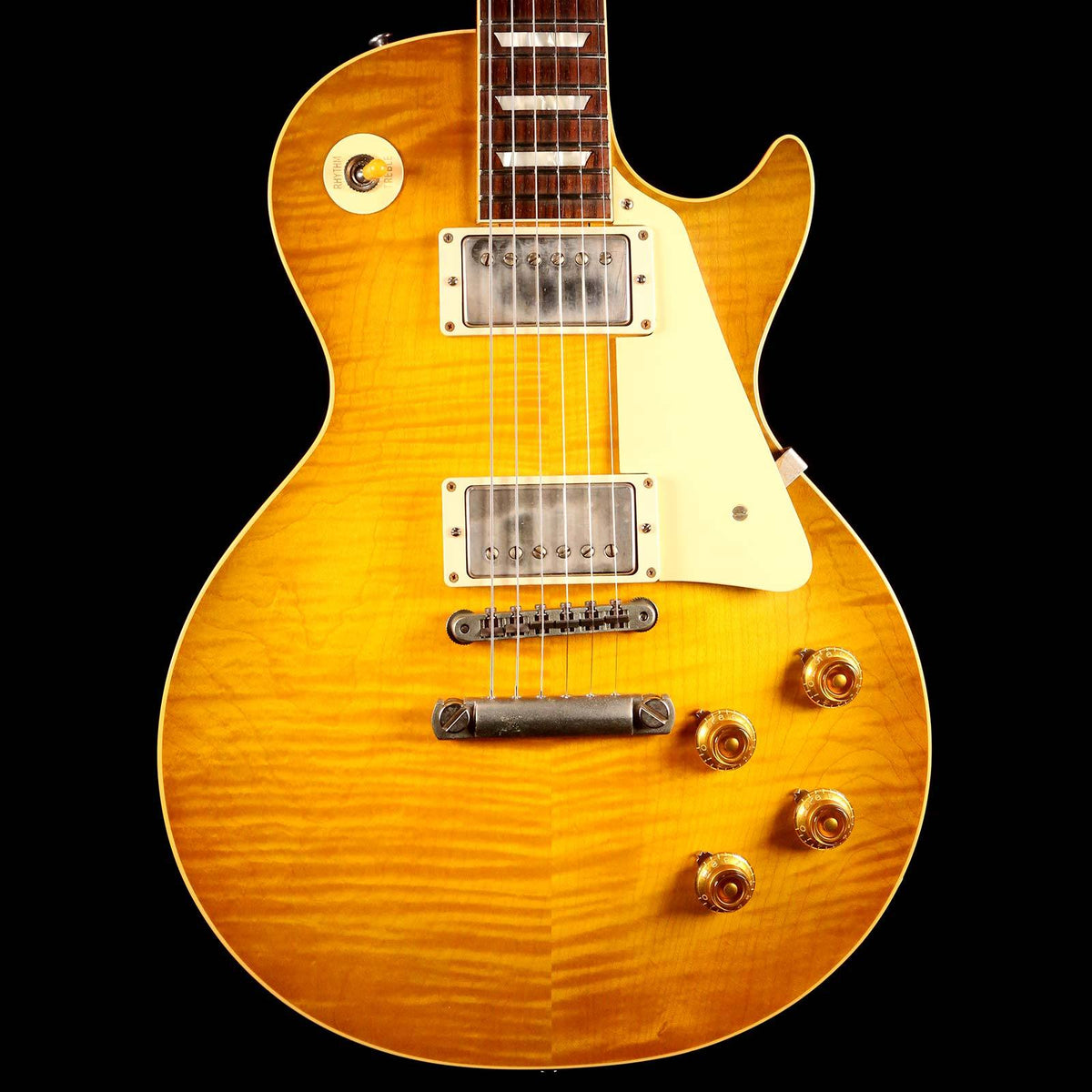 Gibson Custom Shop Les Paul Standard Plain Top w/ '59 Neck Profile Green Lemon VOS — 1