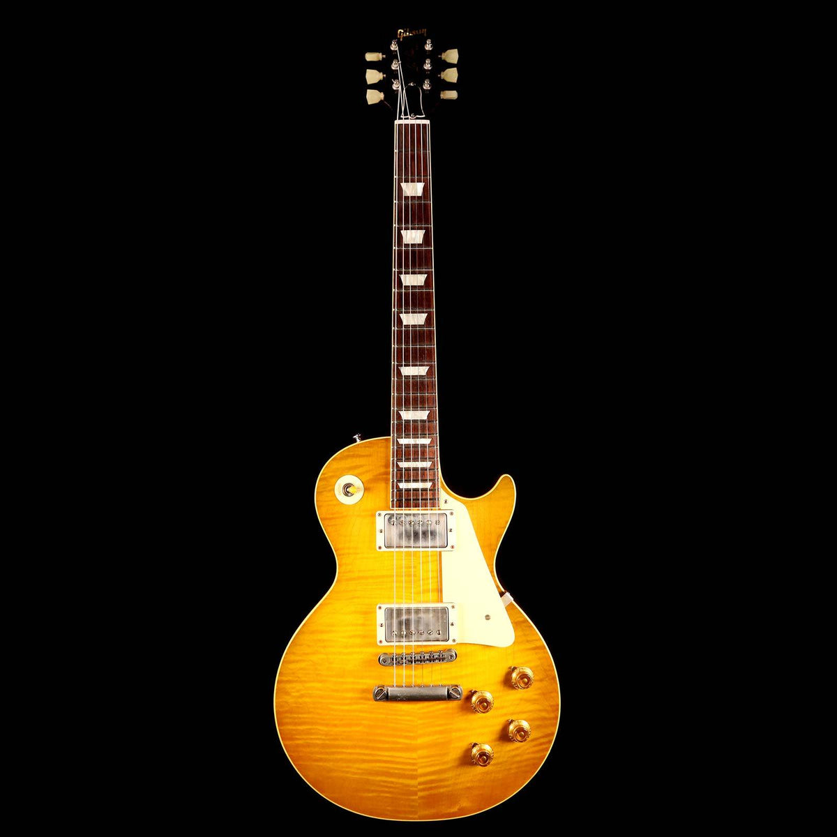 Gibson Custom Shop Les Paul Standard Plain Top w/ '59 Neck Profile Green Lemon VOS — 2