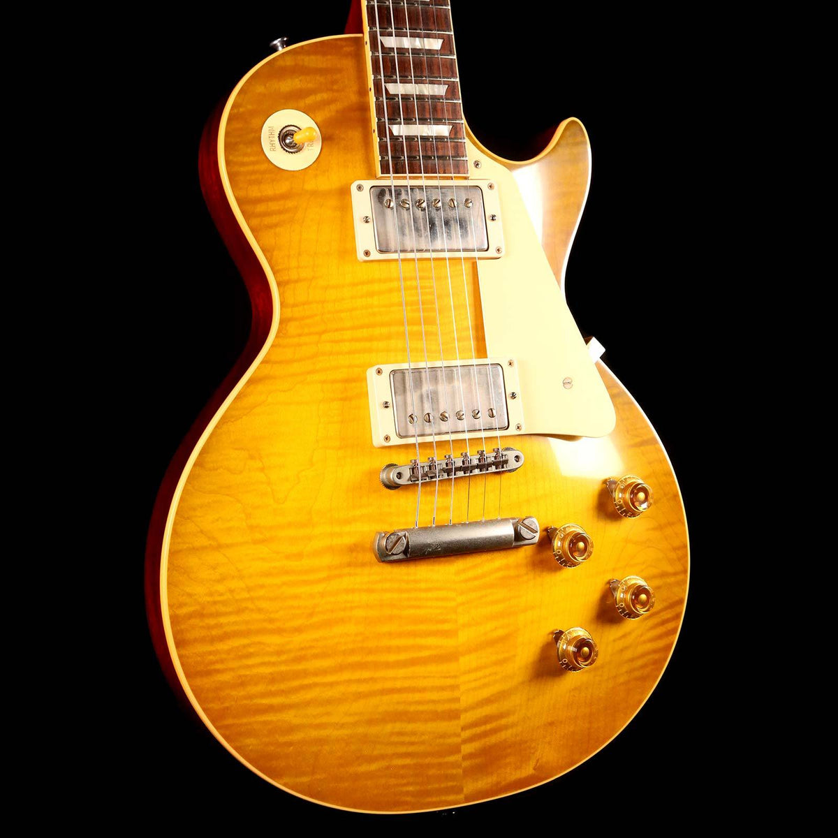 Gibson Custom Shop Les Paul Standard Plain Top w/ '59 Neck Profile Green Lemon VOS — 6