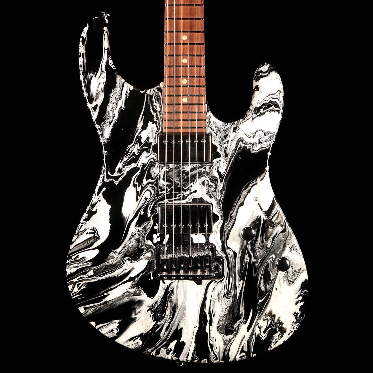 Suhr Modern Drip Black and White — 1
