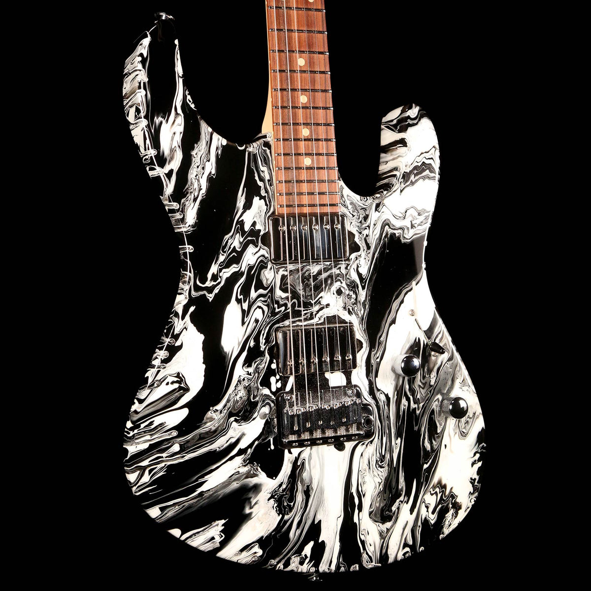 Suhr Modern Drip Black and White — 6