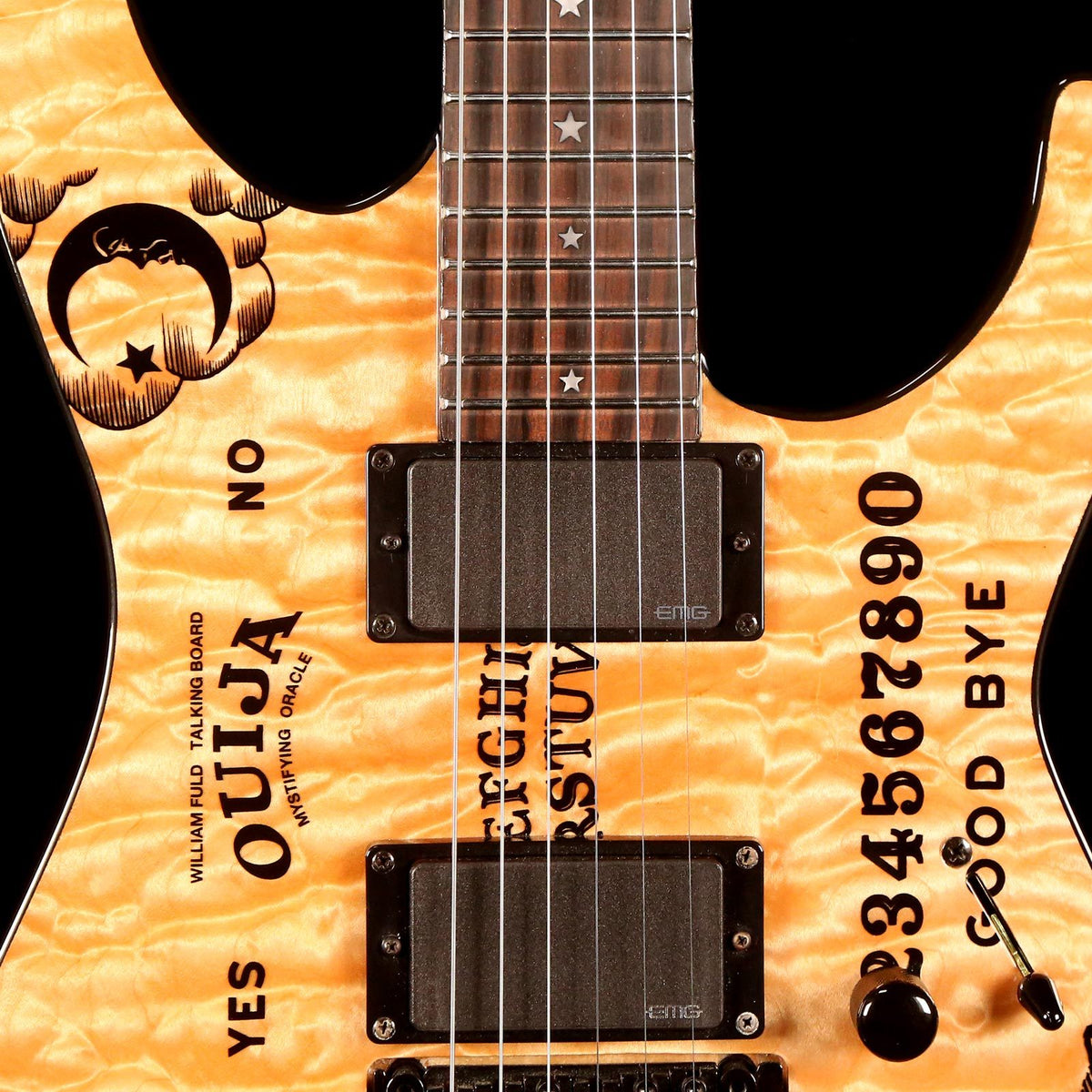 ESP LTD Limited Edition Kirk Hammett KH Ouija Natural — 5