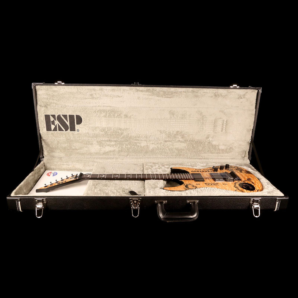ESP LTD Limited Edition Kirk Hammett KH Ouija Natural | The Music Zoo