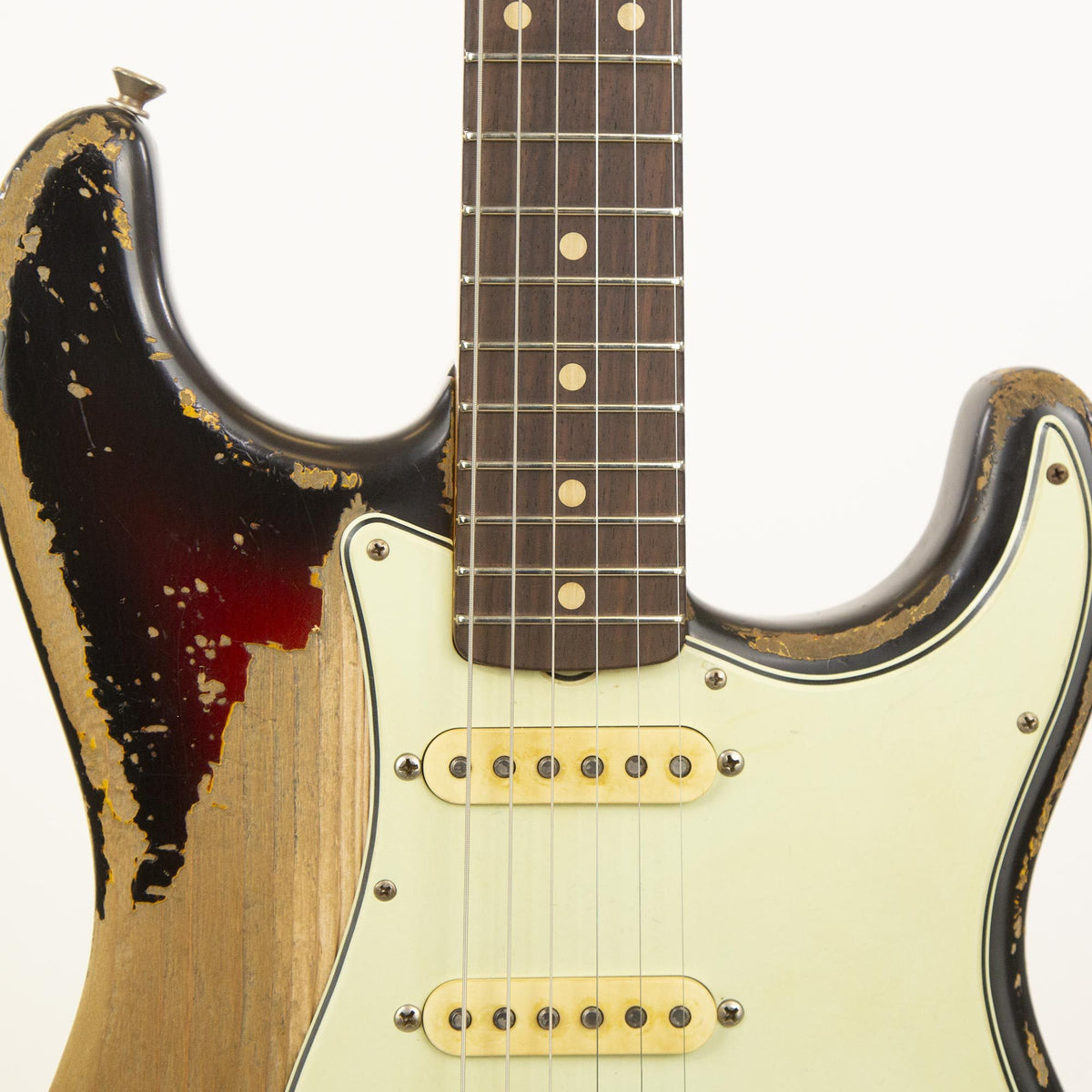 Fender Custom Shop '62 Stratocaster Ultimate Relic Masterbuilt Jason Smith Music Zoo 25th Anniversary Edition — 7