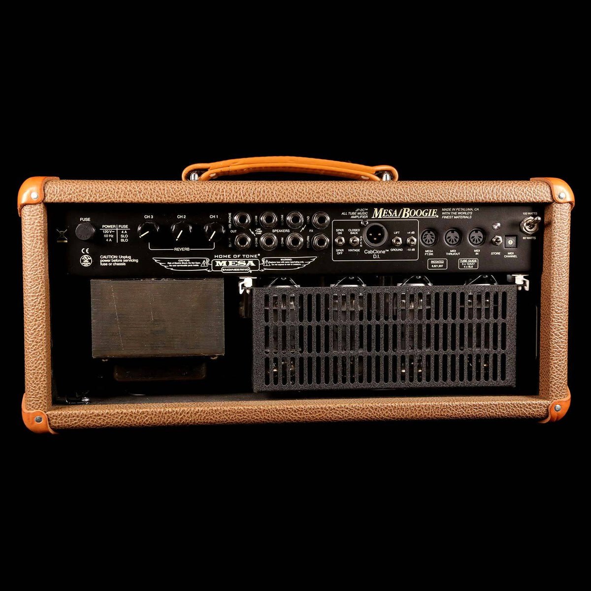 Mesa Boogie JP-2C John Petrucci Signature Amplifier Custom Tan with Wicker Grille — 2