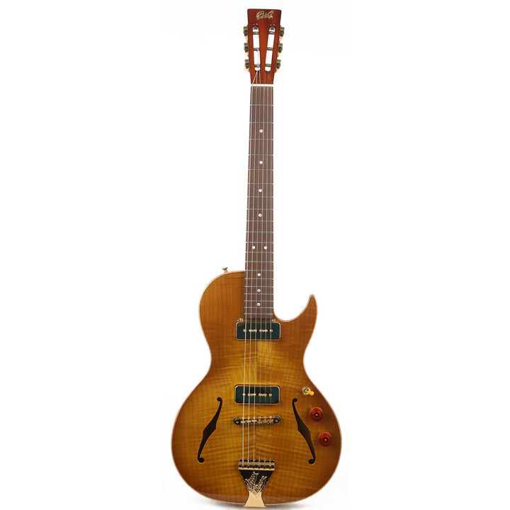 B&G Guitars Little Sister Crossroads Cutaway P-90 Honey Burst