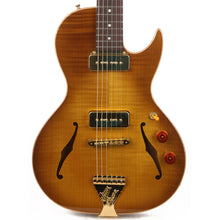 B&G Guitars Little Sister Crossroads Cutaway P-90 Honey Burst