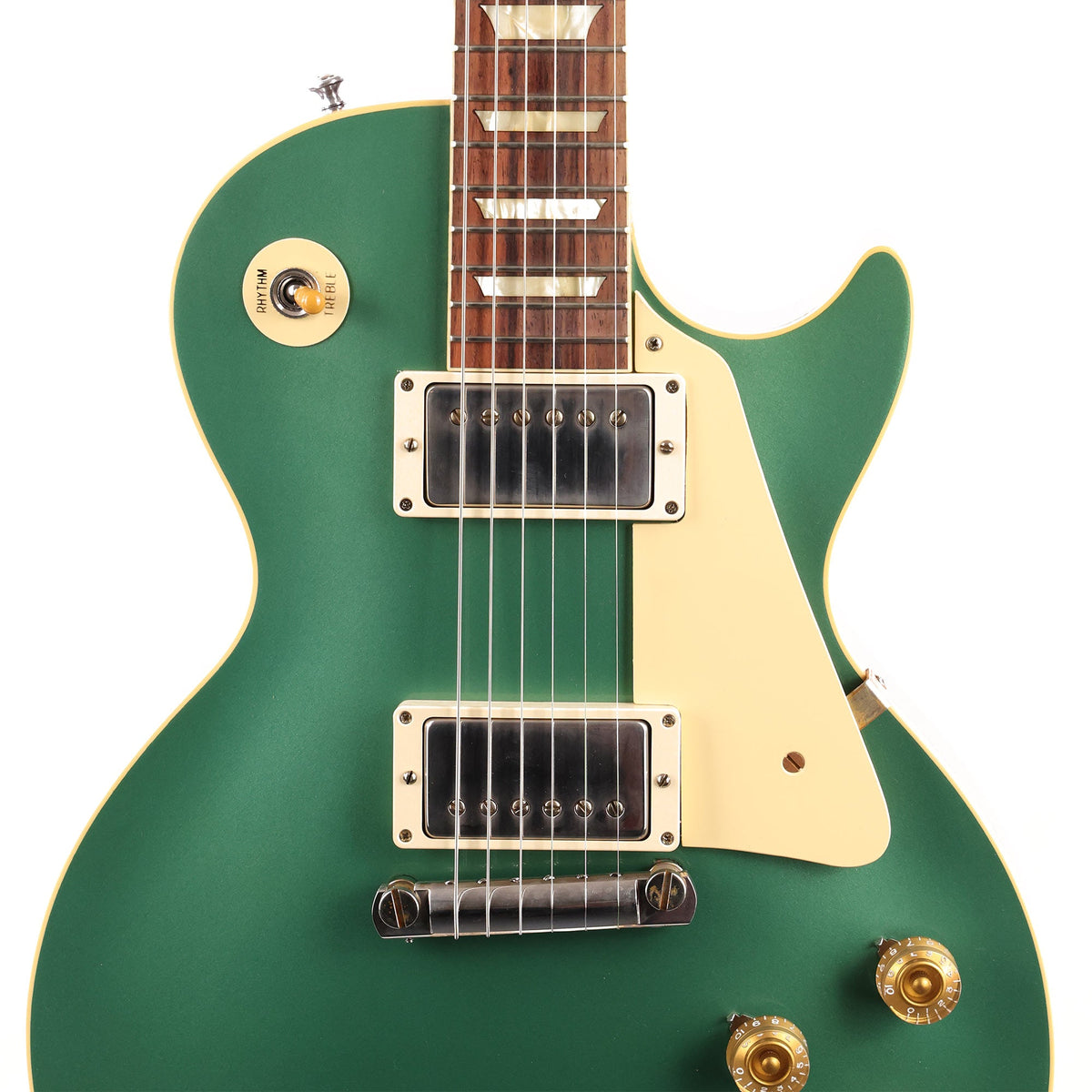 Gibson Custom Shop '54 Les Paul Humbuckers VOS Inverness Green — 6
