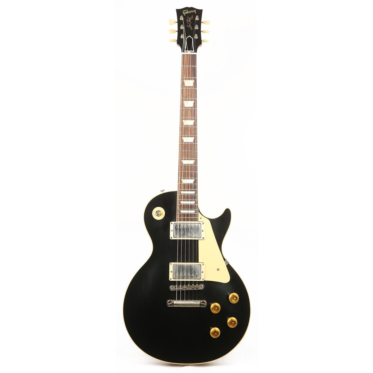 Gibson Custom Shop '57 Les Paul Reissue Ebony Top Natural Back VOS Made 2 Measure 2019 — 2