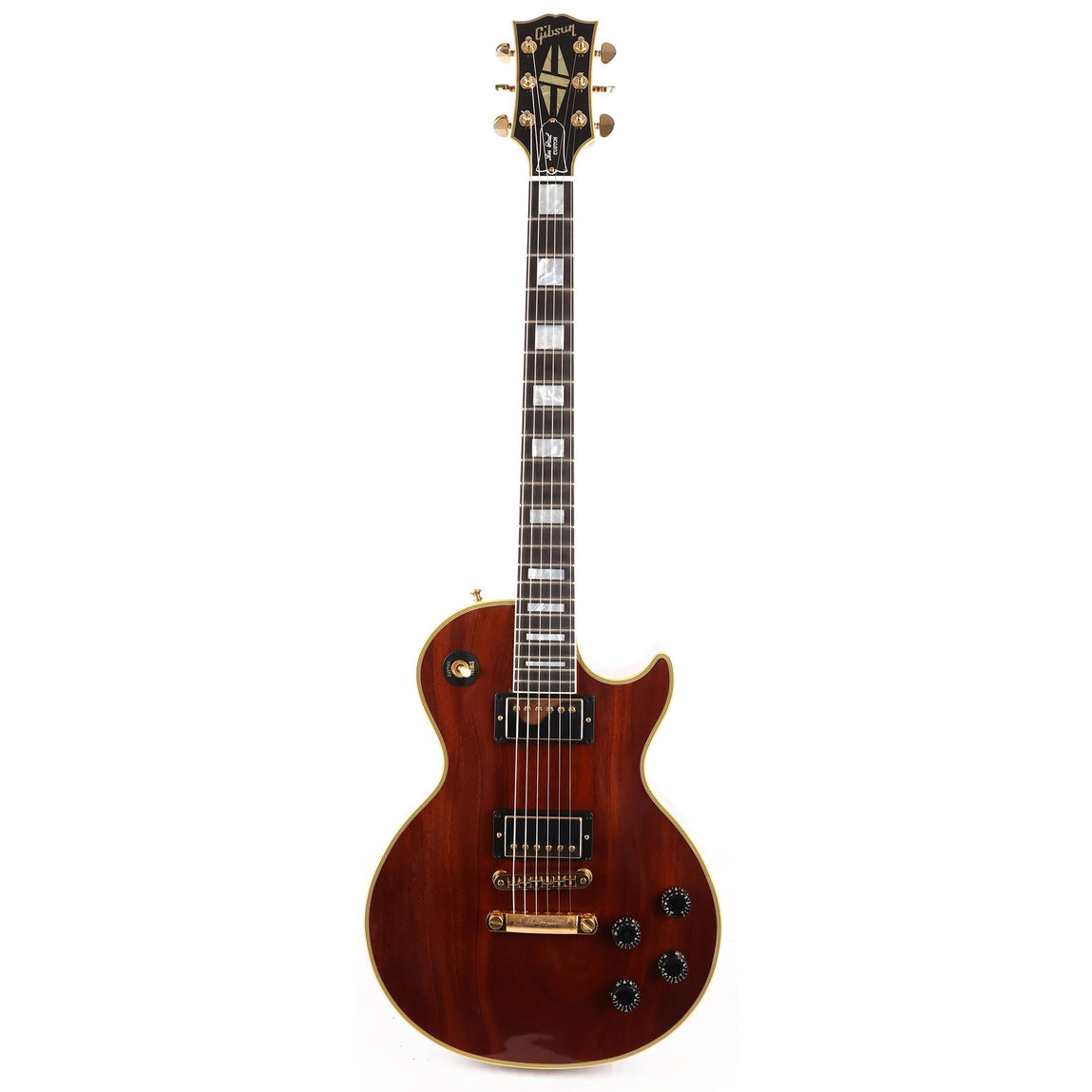 Gibson Custom Shop Les Paul Custom Mahogany Top Walnut Stain Made