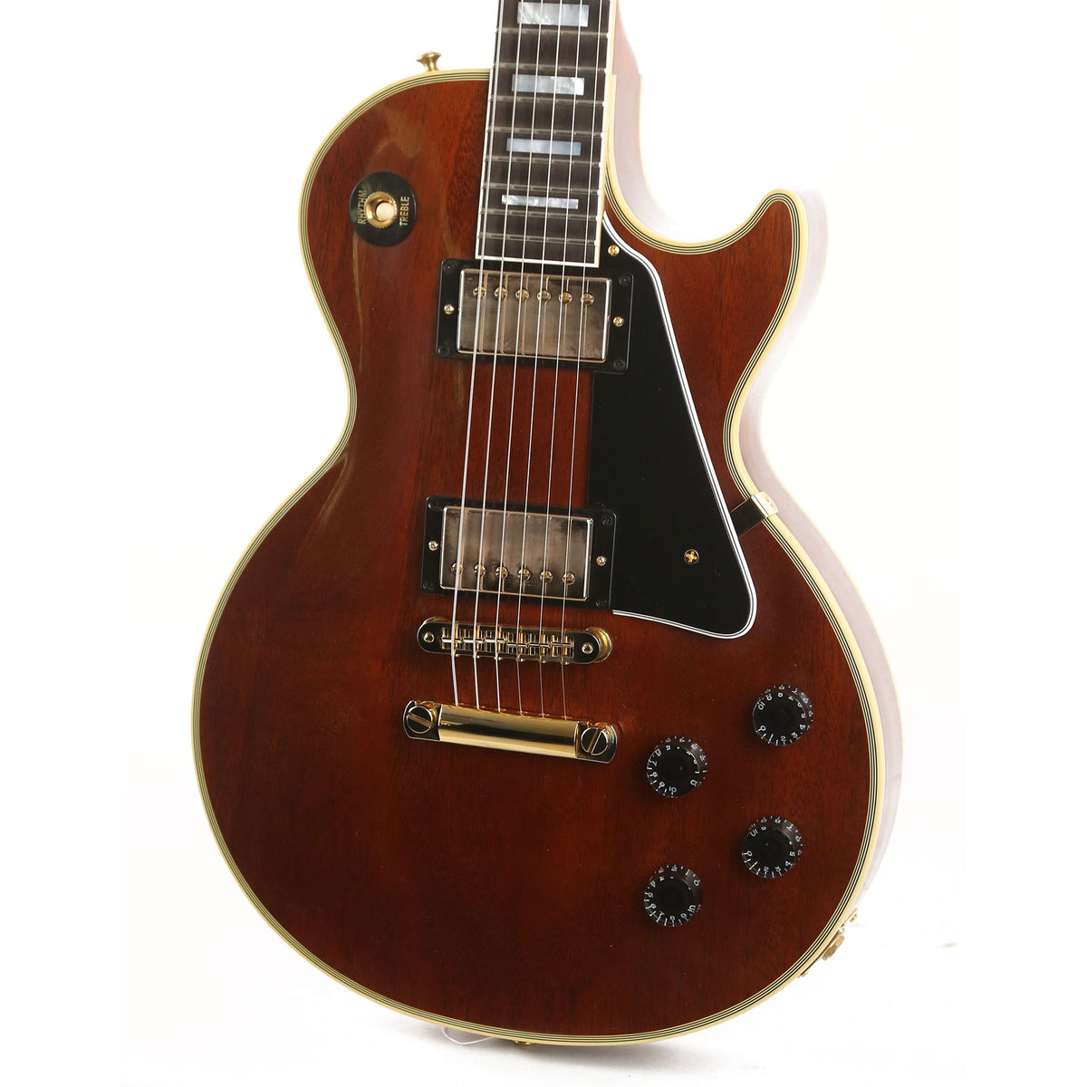 Gibson Custom Shop Les Paul Custom Mahogany Top Walnut Stain Made 2 Measure 2020 — 6