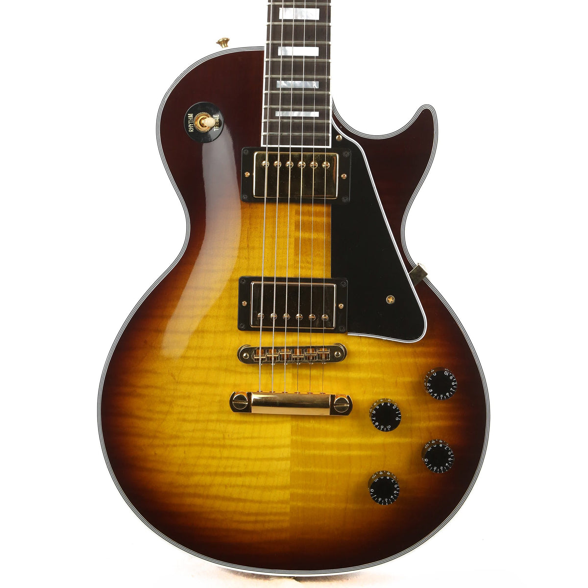 Gibson Custom Shop Les Paul Custom VOS Tobacco Burst Made 2 Measure — 1