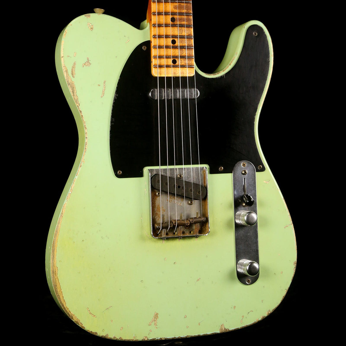 Fender Custom Shop 1952 Telecaster Super Relic Masterbuilt John Cruz Surf Green 2012 — 6