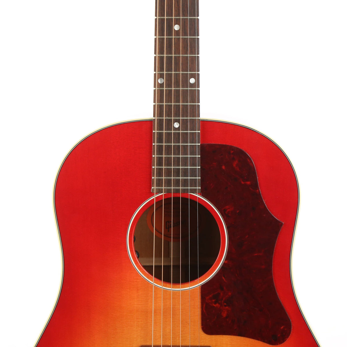 Gibson J-45 Acoustic-Electric Made 2 Measure Cherry Sunburst — 6