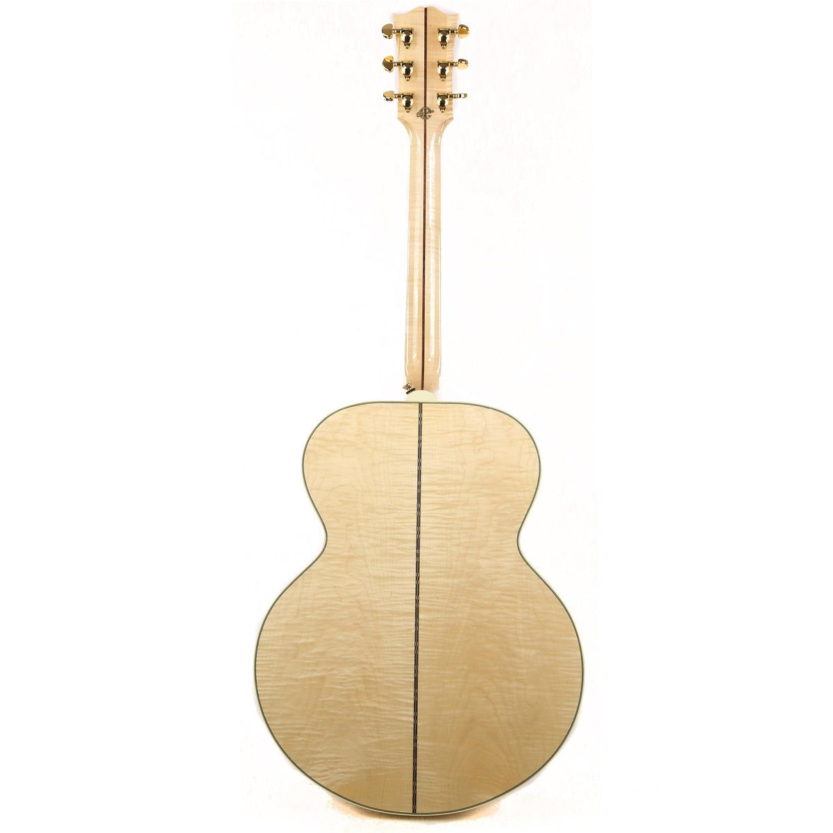 Gibson SJ-200 Acoustic-Electric Made 2 Measure Ebony Top Natural Back and Sides — 3