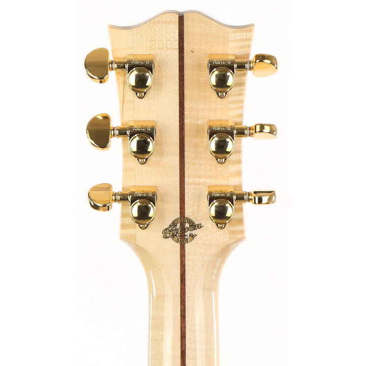 Gibson SJ-200 Acoustic-Electric Made 2 Measure Ebony Top Natural Back and Sides