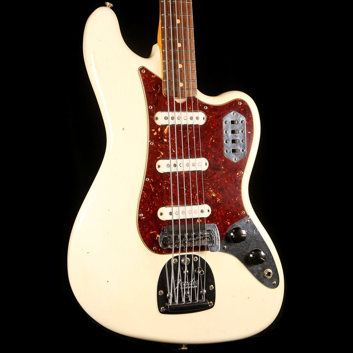 Fender Custom Shop  Bass VI Time Machine Series Aged Olympic White Journeyman Relic 2018 — 6