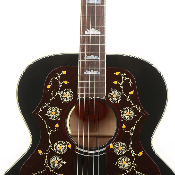 Gibson SJ200 Ebony DoublePickguards AcousticElectric Made 2 Measure