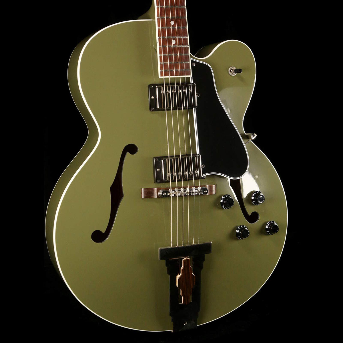 Gibson Custom Shop L-5 Studio Limited Edition Army Green 2017 — 6