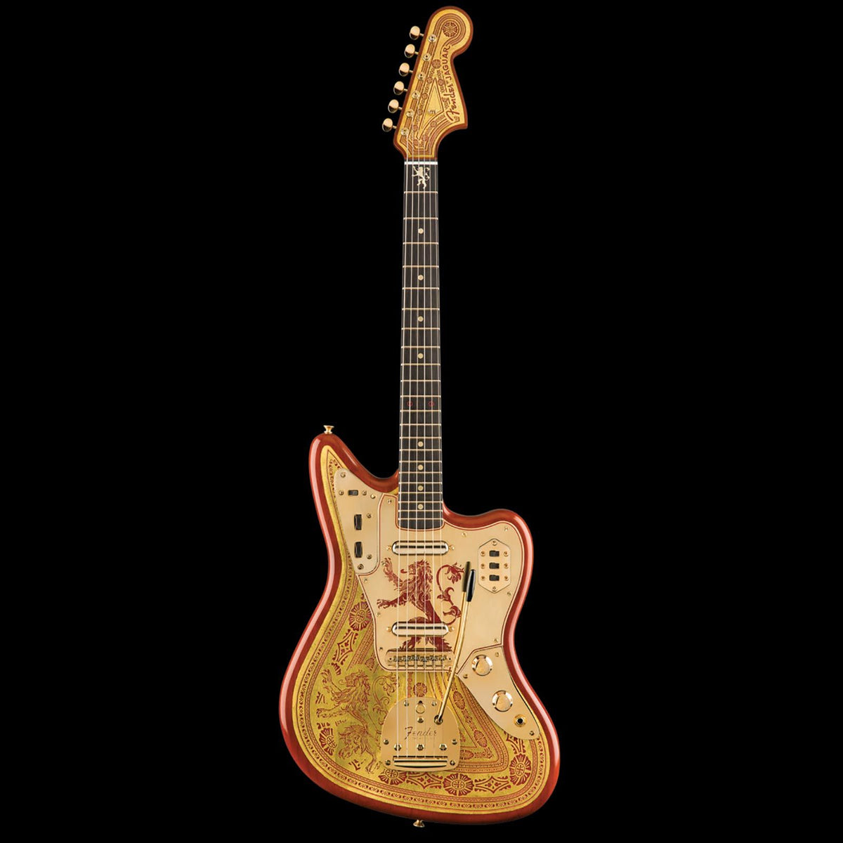 Fender Custom Shop Game of Thrones House Lannister Jaguar Masterbuilt Ron Thorn — 2