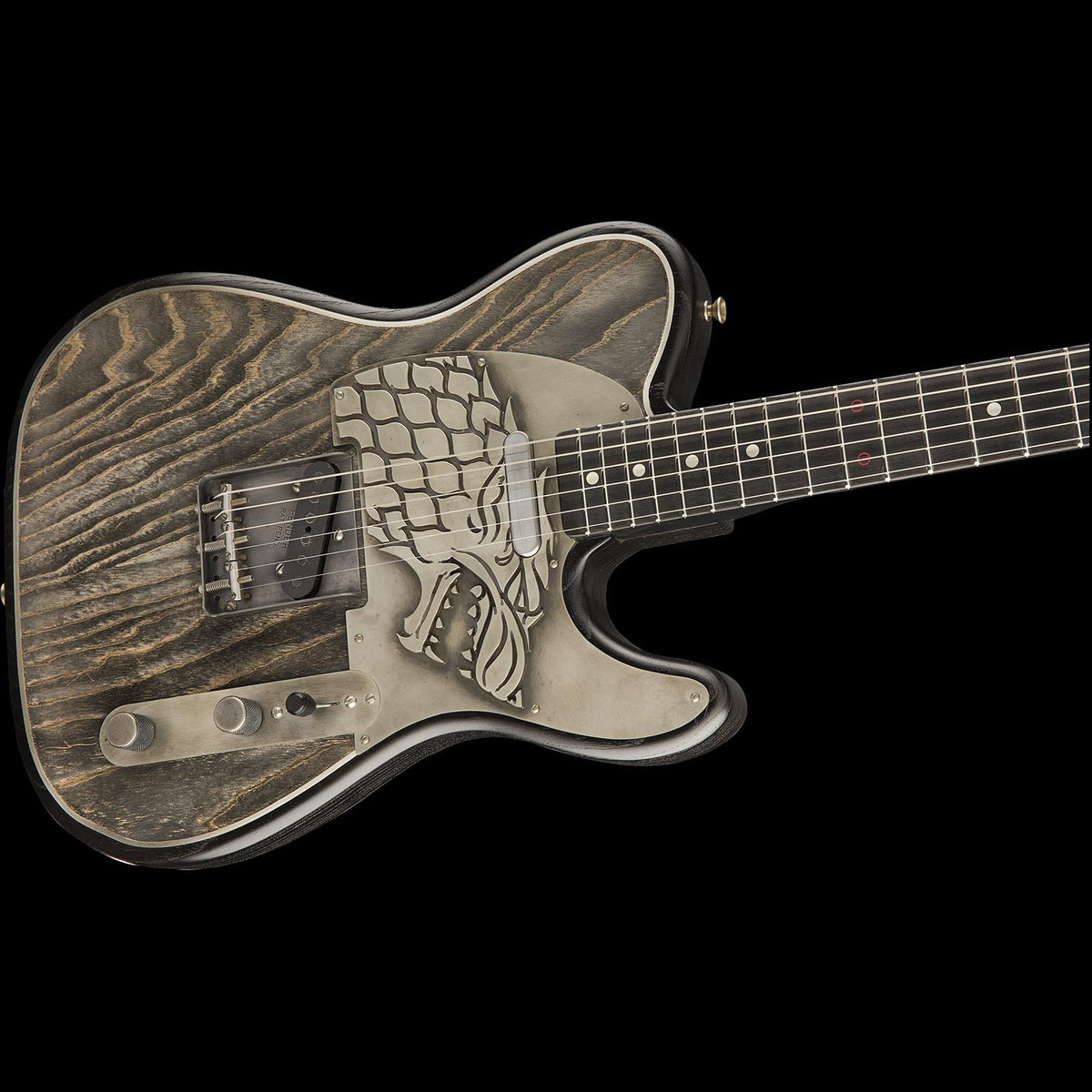 Fender Custom Shop Game of Thrones House Stark Telecaster Masterbuilt Ron Thorn — 4