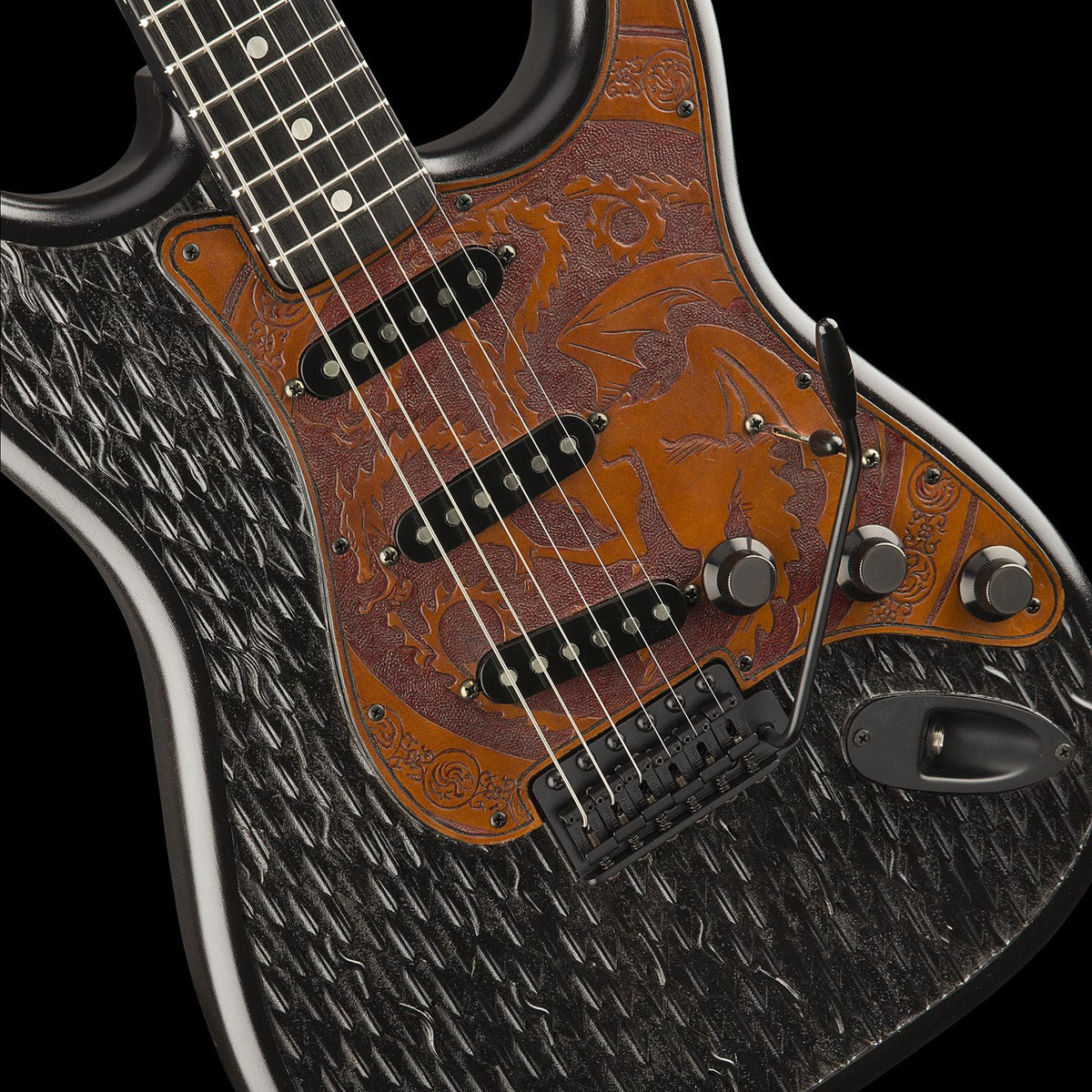 Fender Custom Shop Game of Thrones House Targaryen Stratocaster Masterbuilt Ron Thorn — 3