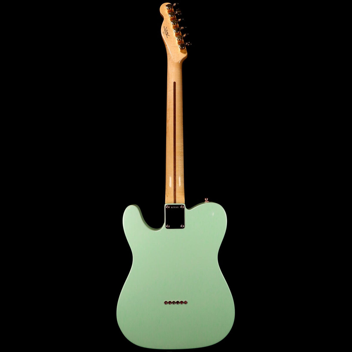 Fender Custom Shop Custom Deluxe Telecaster NOS Surf Green Pearl 2015 — 3