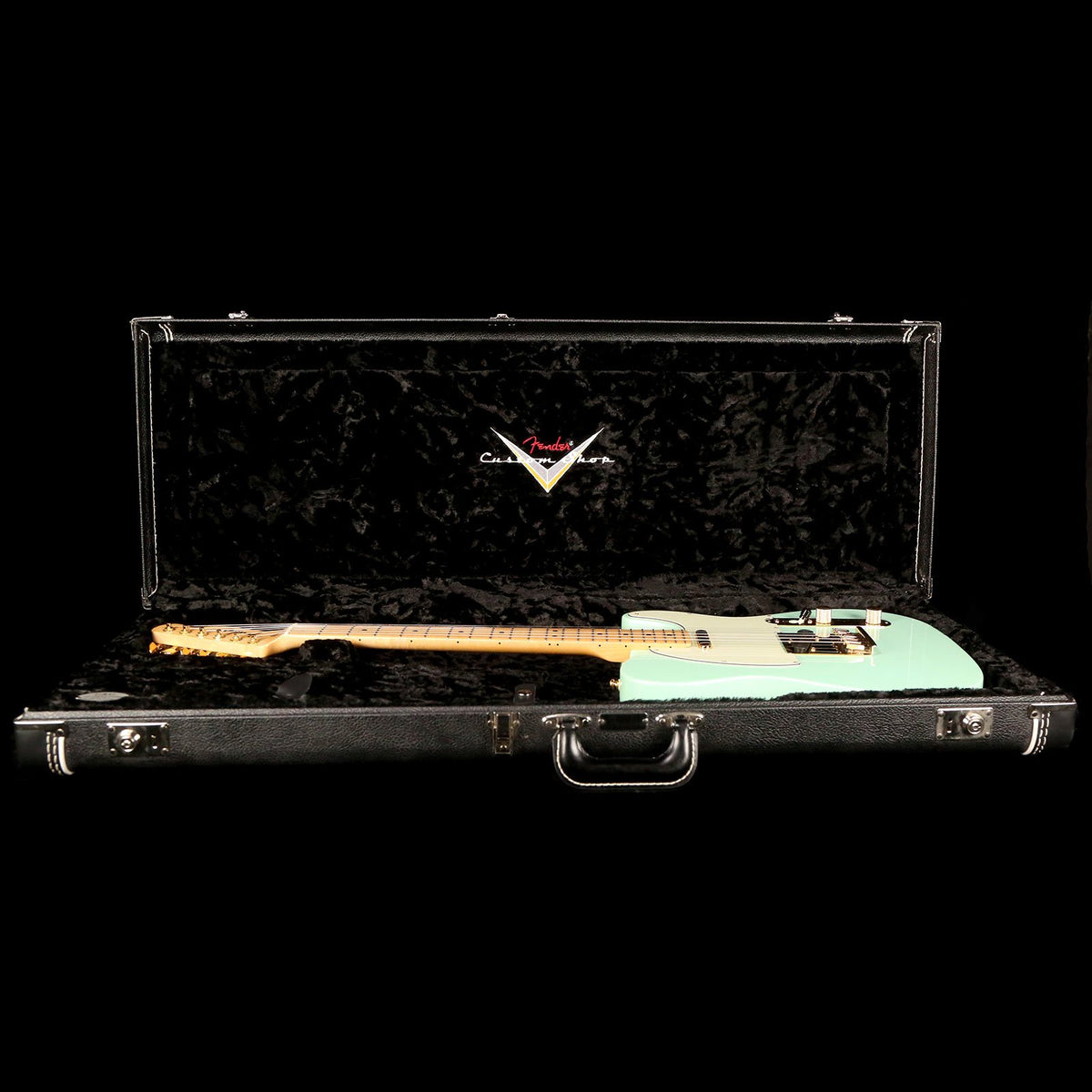 Fender Custom Shop Custom Deluxe Telecaster NOS Surf Green Pearl 2015 — 8