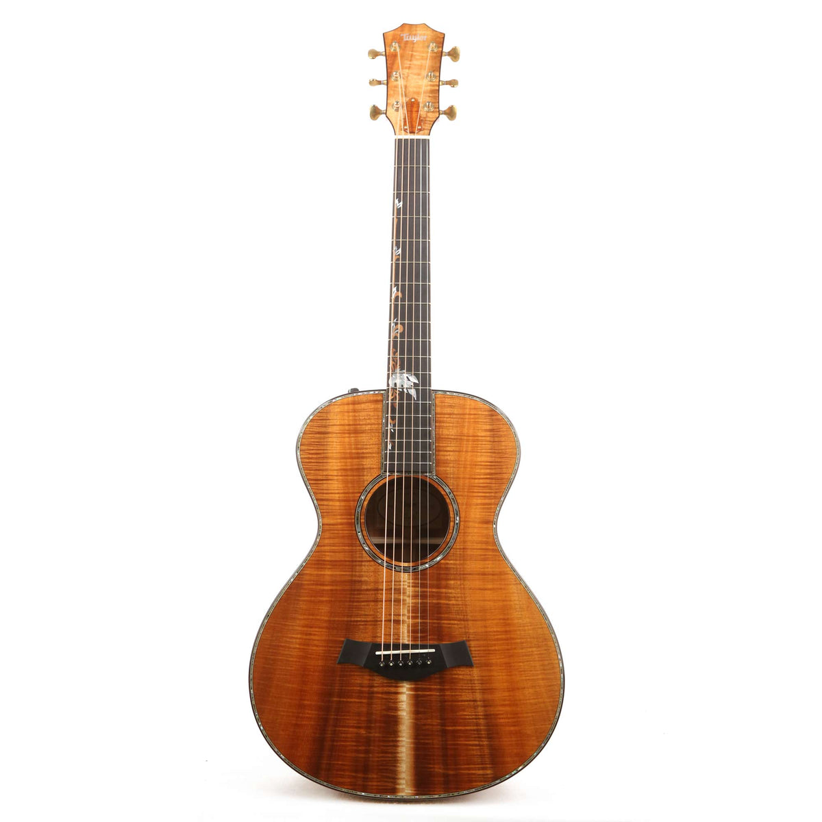 Taylor Custom Shop Grand Concert 12-Fret Hawaiian Koa Acoustic-Electric Natural — 2