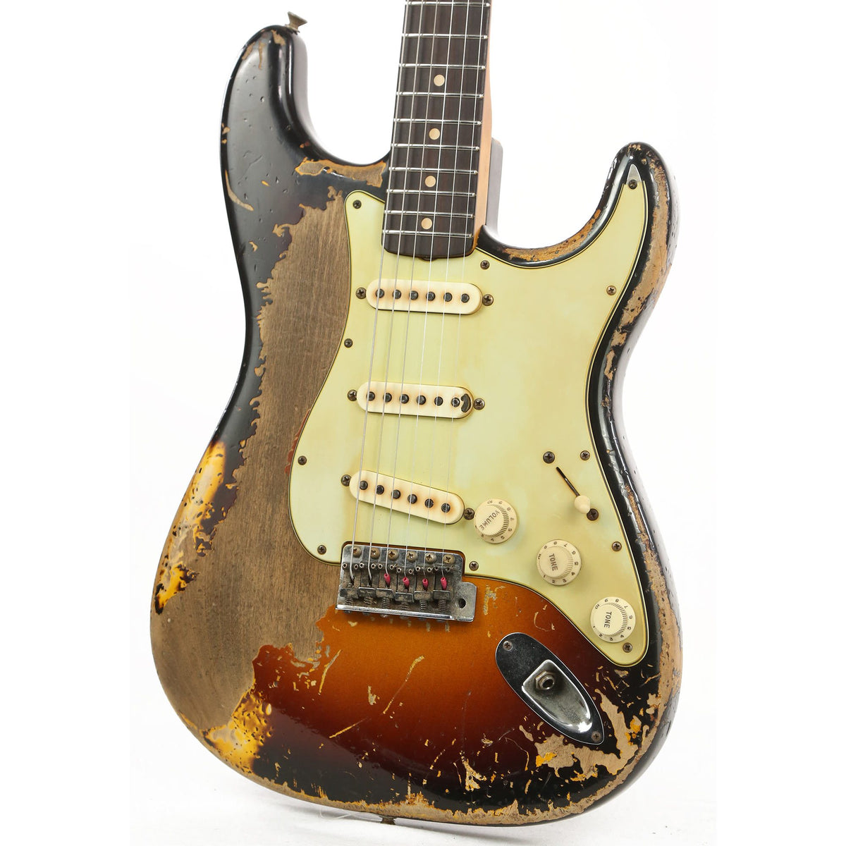 Fender Custom Shop '62 Stratocaster Ultimate Relic Masterbuilt John Cruz Music Zoo 25th Anniversary Edition — 6
