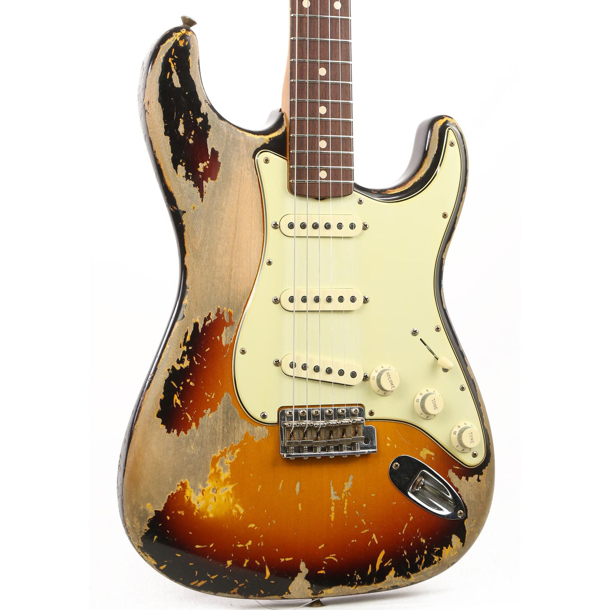 Fender Custom Shop '62 Stratocaster Ultimate Relic Masterbuilt Todd Krause Music Zoo 25th Anniversary Edition — 6