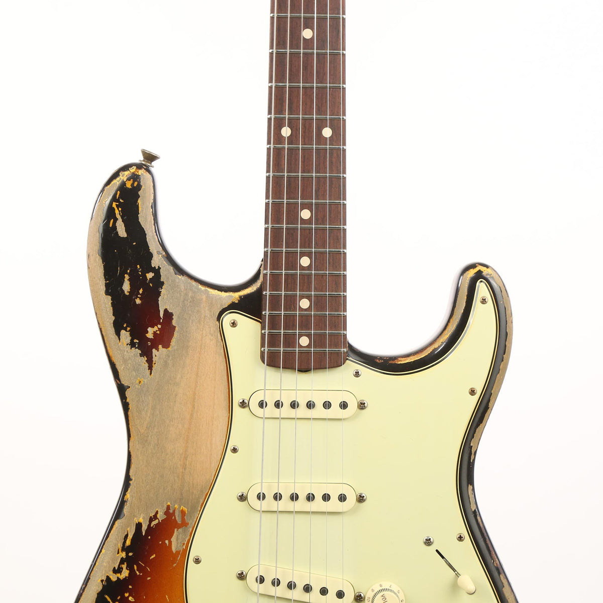 Fender Custom Shop '62 Stratocaster Ultimate Relic Masterbuilt Todd Krause Music Zoo 25th Anniversary Edition — 7