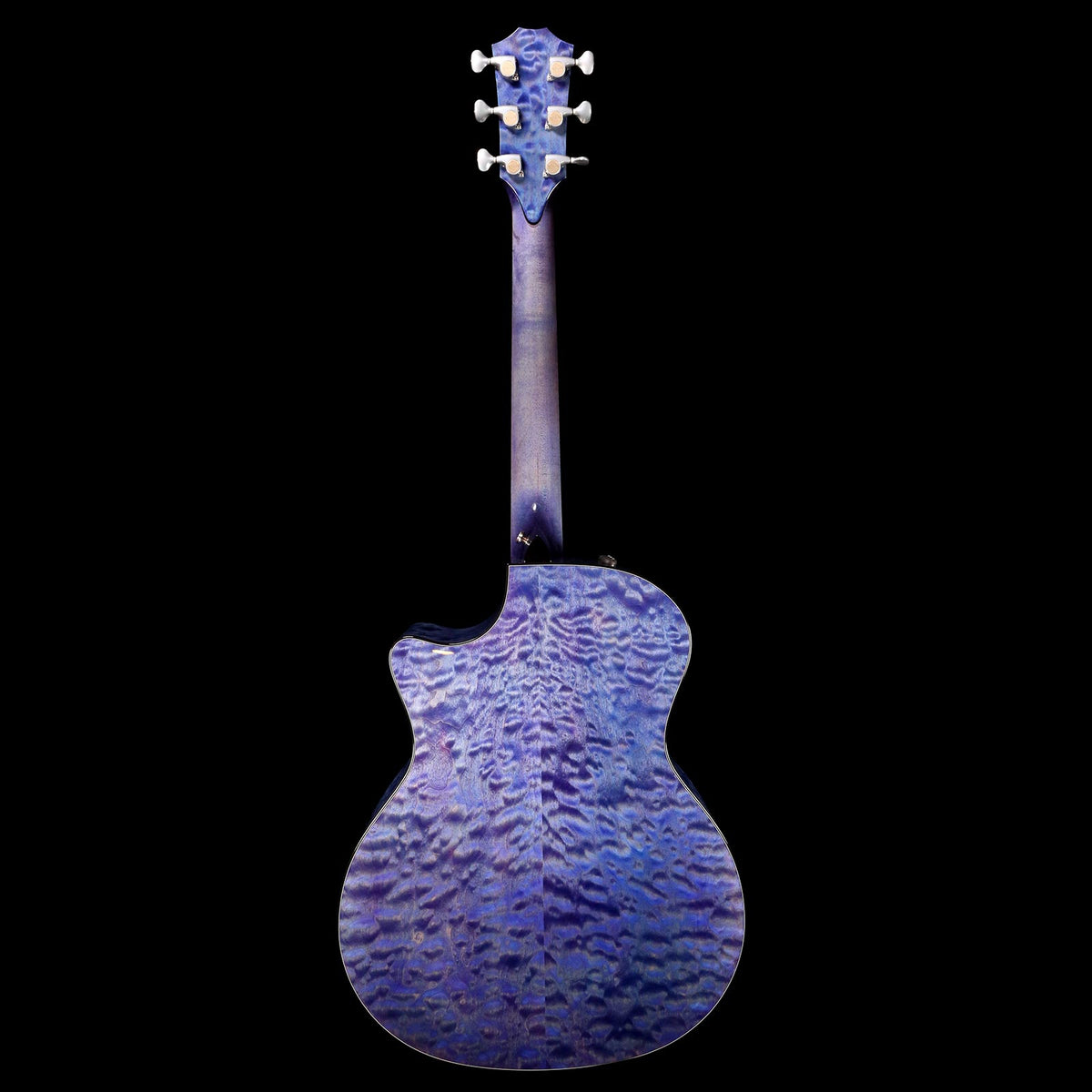 Taylor Custom Shop Grand Auditorium Quilt Maple Transparent Blue — 3