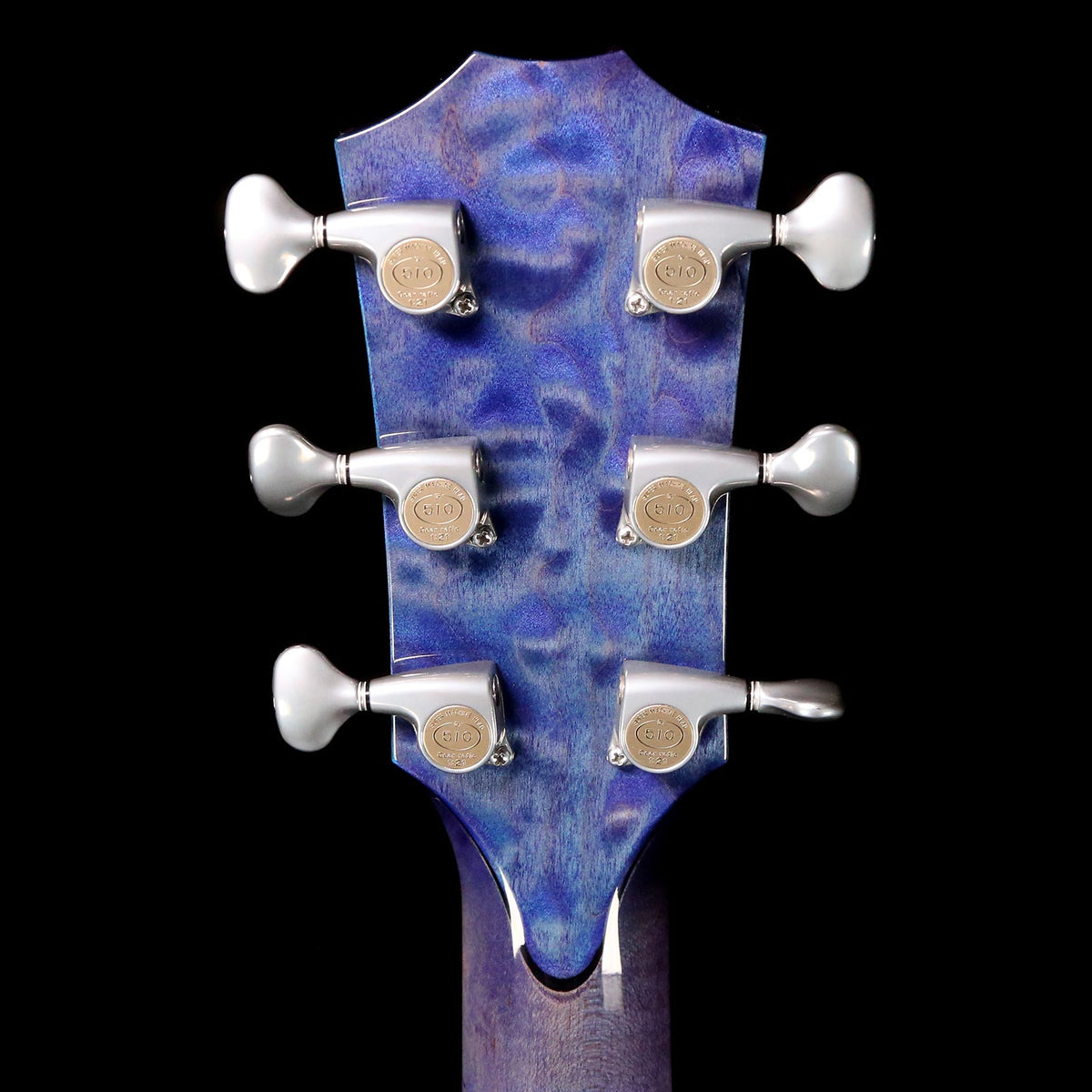 Taylor Custom Shop Grand Auditorium Quilt Maple Transparent Blue — 5