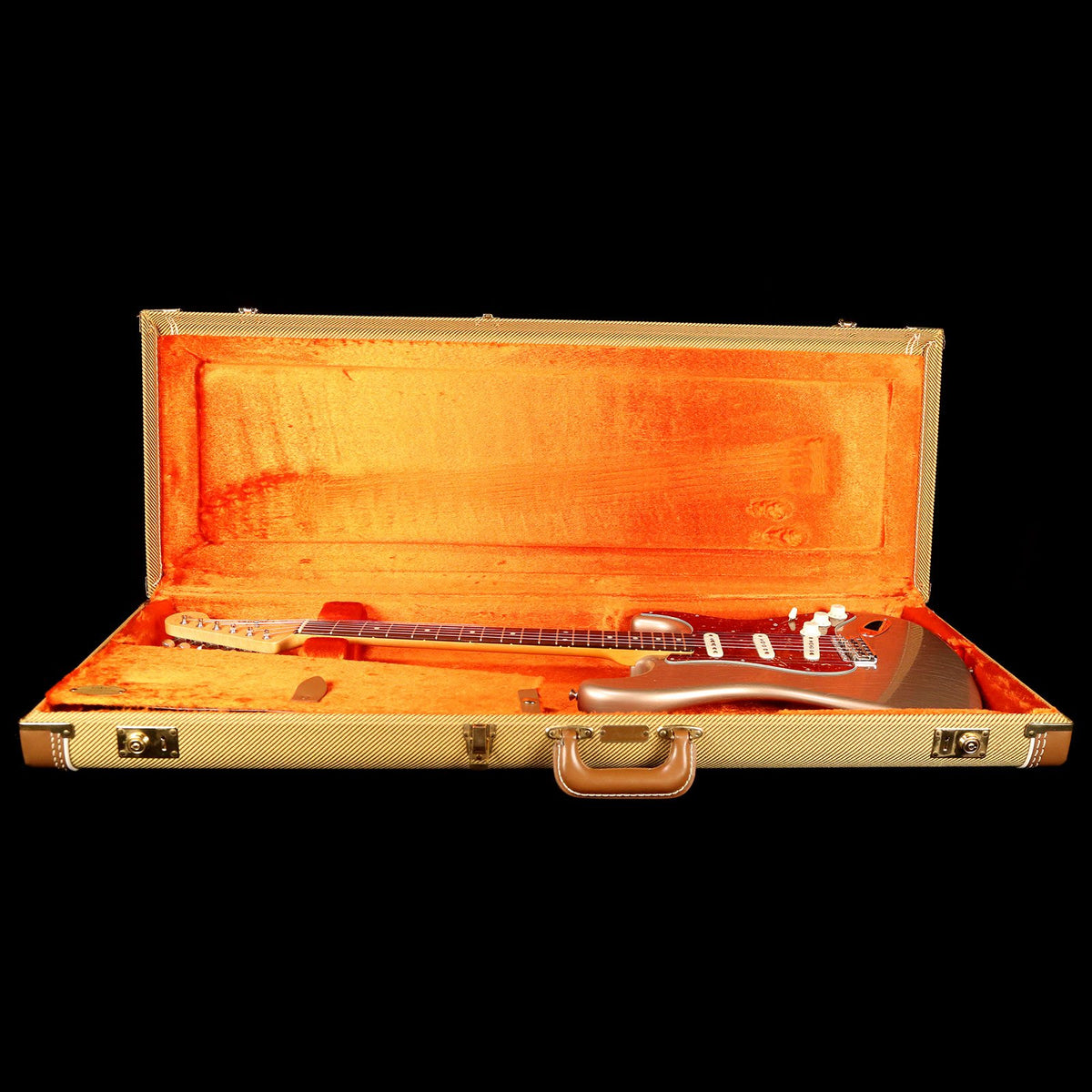 Fender Custom Shop '62 Stratocaster Masterbuilt Greg Fessler Relic Shoreline Gold — 7
