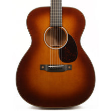 Martin Custom Shop Style 18 OM Acoustic Sitka Spruce and Flamed Mahogany Ambertone