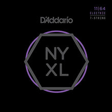 D'Addario NYXL Medium 11-64 Nickel Wound 7-String Electric Guitar Strings