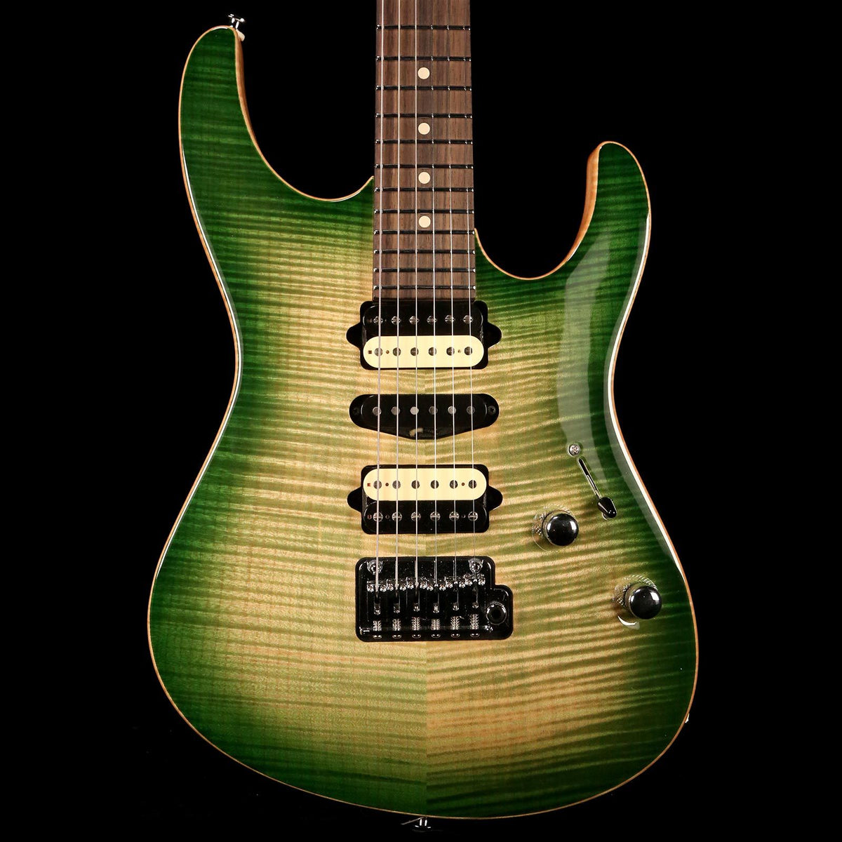 Suhr Standard Faded Trans Green Burst 2016 — 1