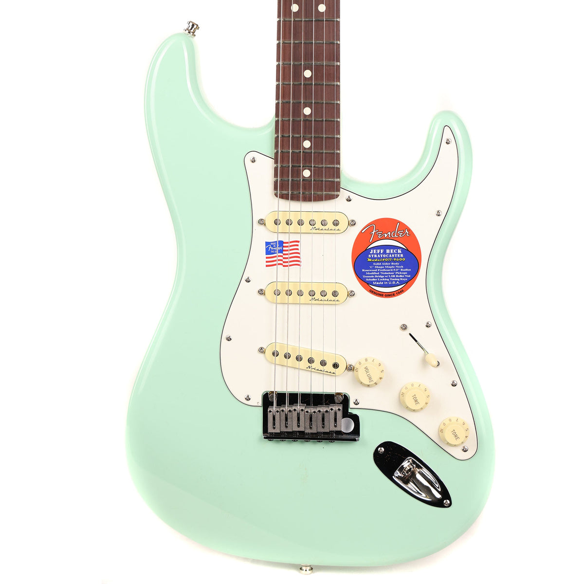 Fender Artist Series Jeff Beck Stratocaster Surf Green — 1
