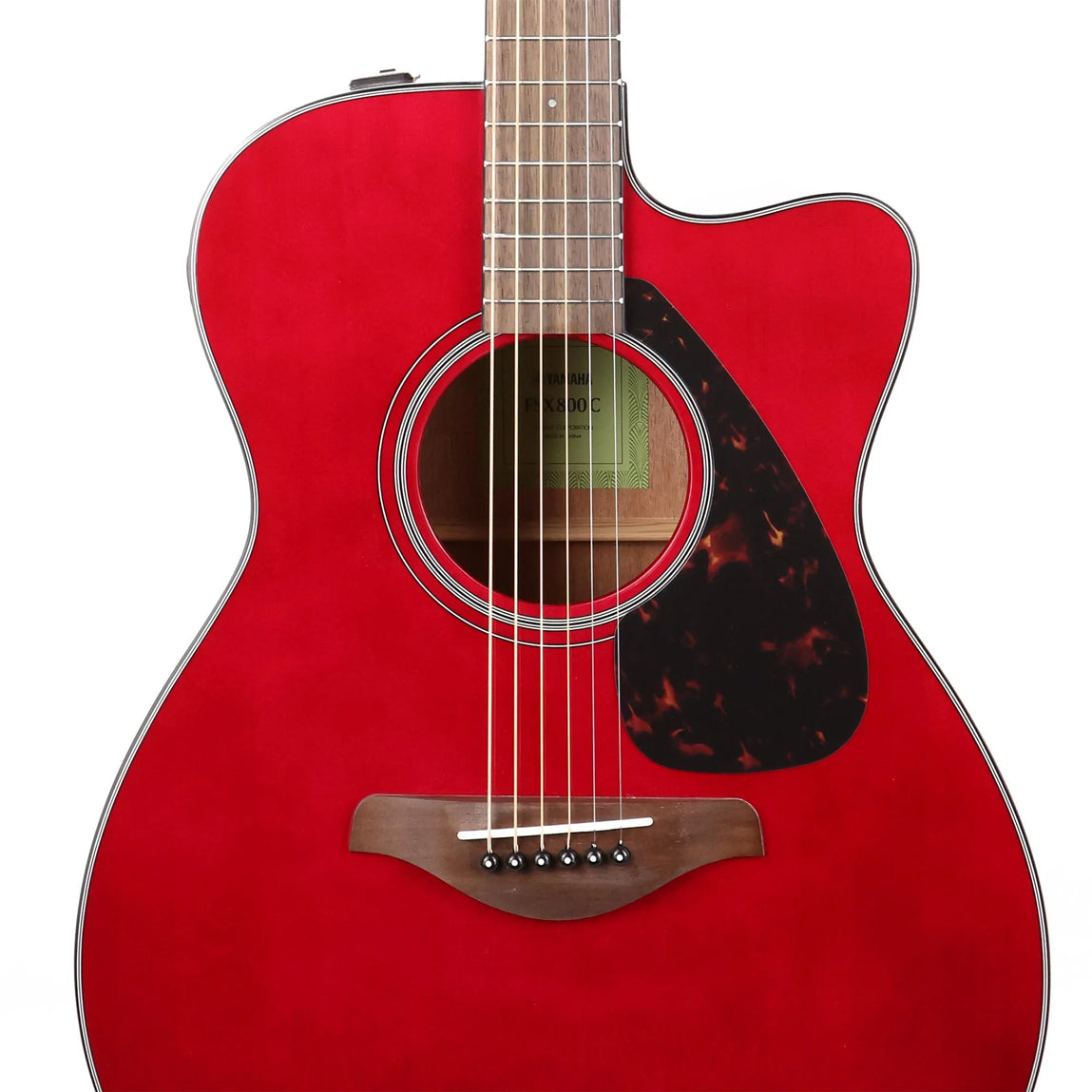 Yamaha FSX800C Concert Acoustic-Electric Ruby Red | The Music Zoo