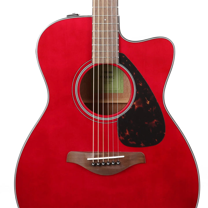 Yamaha FSX800C Concert Acoustic-Electric Ruby Red