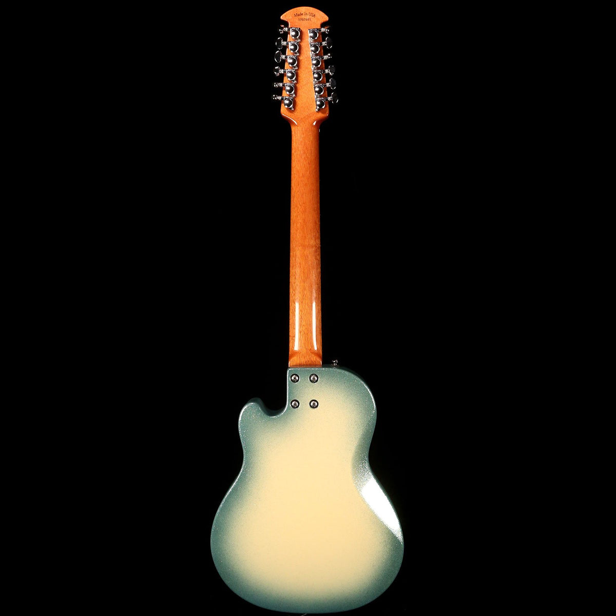 Ovation Glen Campbell Bluebird 12C Creme to Blue Flake Burst — 3