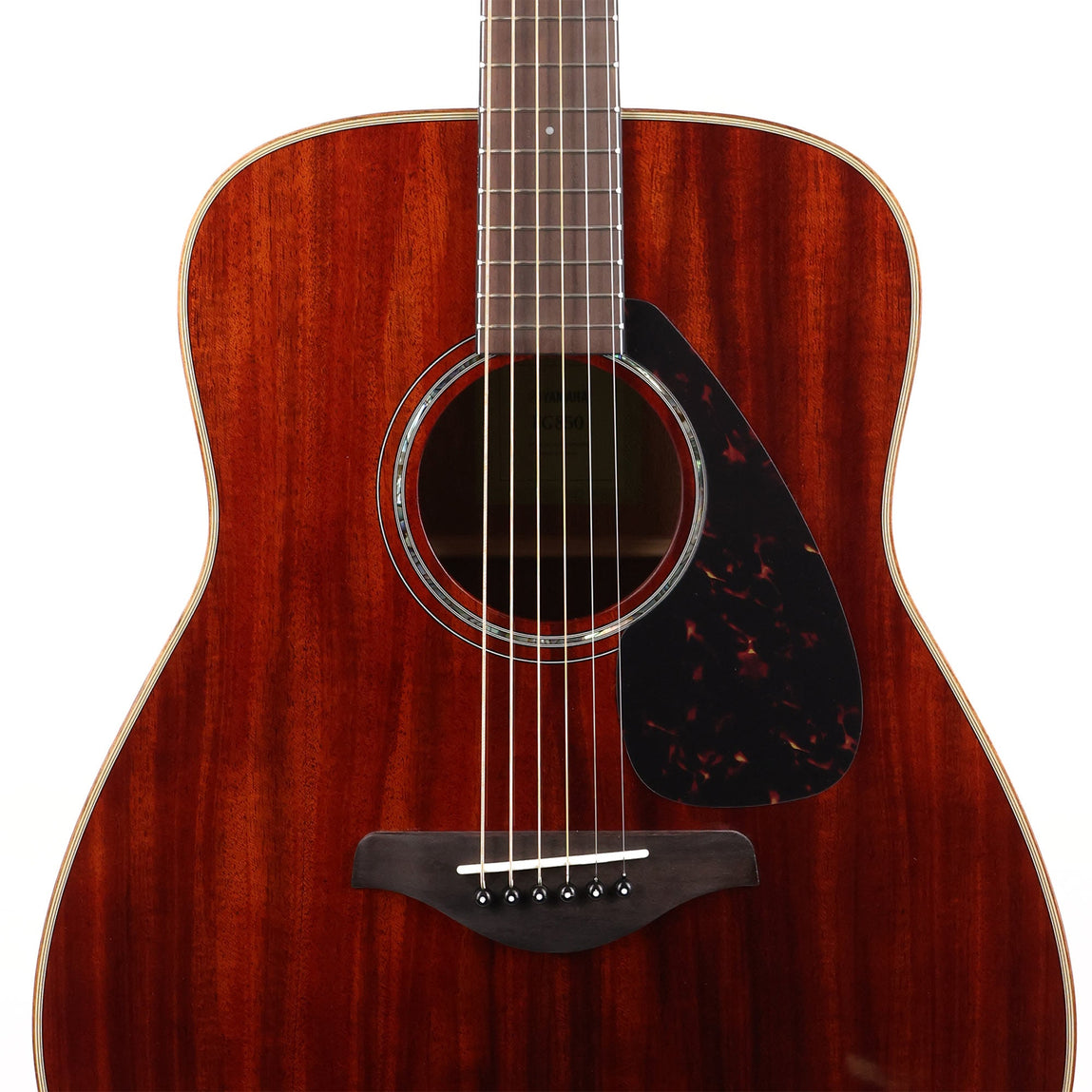 Yamaha FG850 Dreadnought Acoustic Natural Used | The Music Zoo
