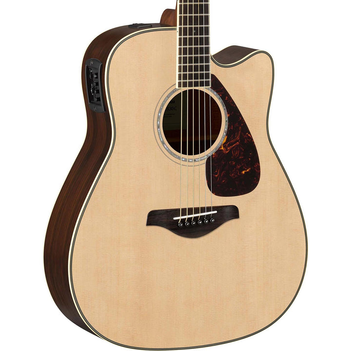 Yamaha FGX830C Dreadnought Cutaway Acoustic-Electric Natural Used