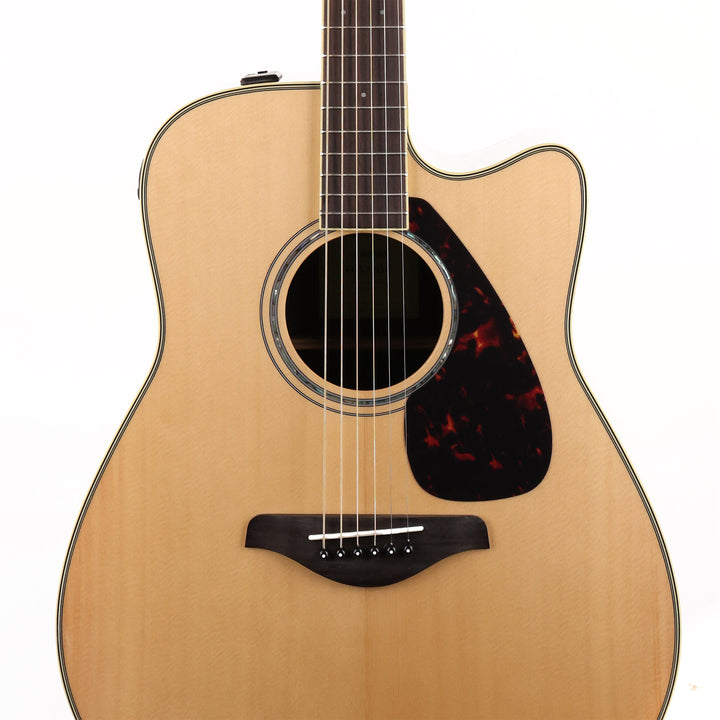 Yamaha FGX830C Dreadnought Cutaway Acoustic-Electric Natural Used