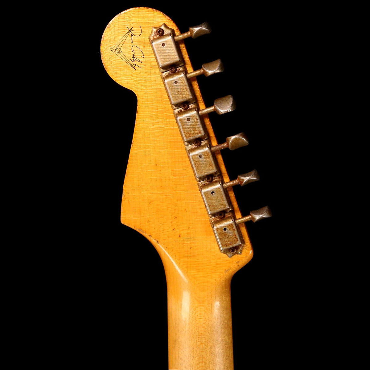 Fender Custom Shop LTD 1965 Stratocaster Masterbuilt Dennis Galuszka Heavy Relic 3-Tone Sunburst — 5
