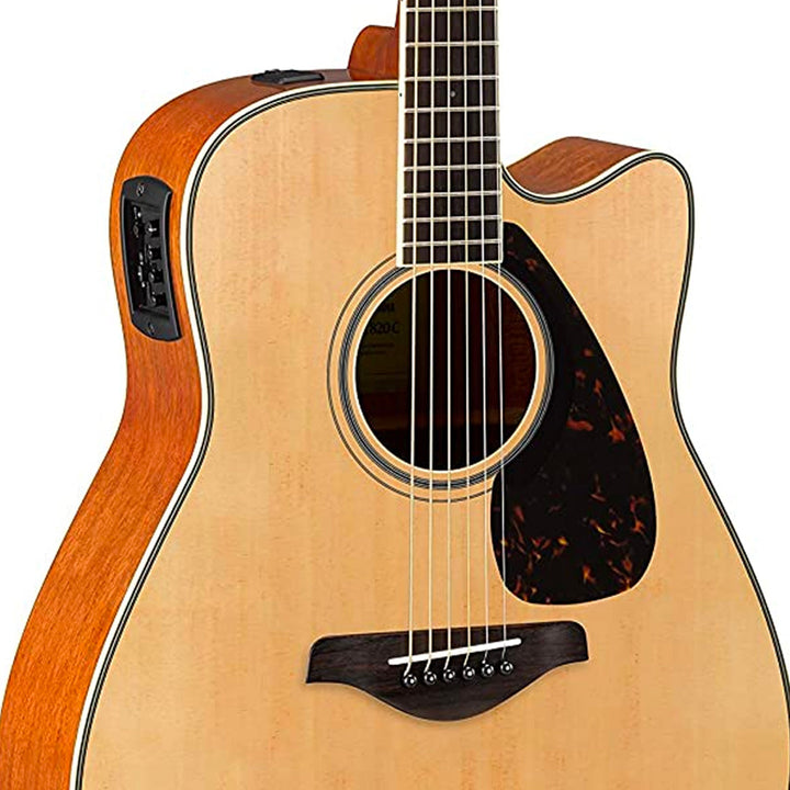 Yamaha FGX820C Dreadnought Acoustic-Electric Natural