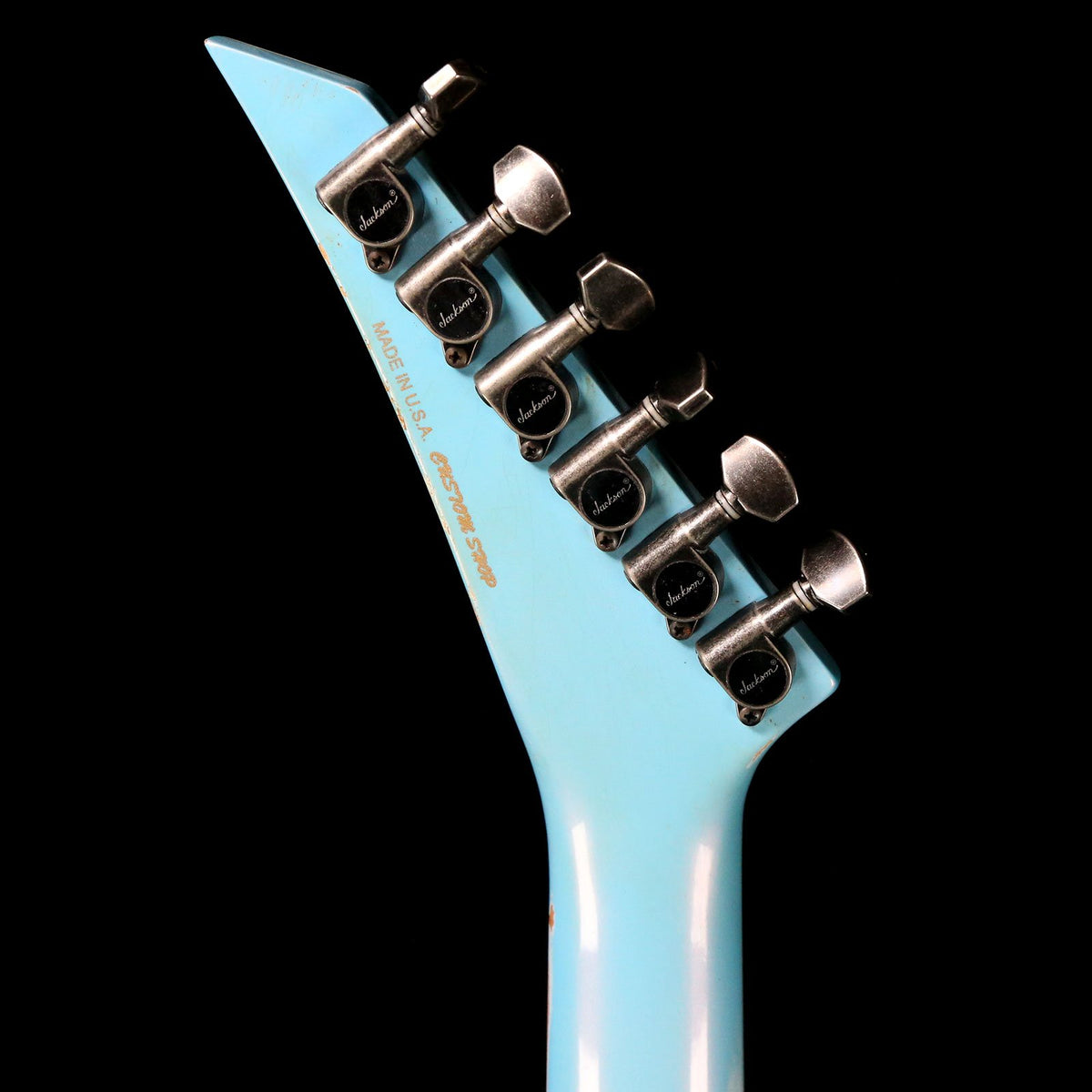 Jackson Custom Shop SL2H-V Soloist Nitro Aged Robins Egg Blue 2018 — 5